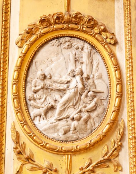 Historisches Alabasterrelief